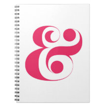Minimal Hot Pink Ampersand