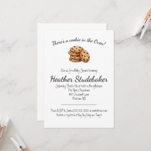 Minimal Invitation freshly baked