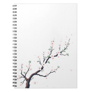 Minimal Japanese Tree Branch Notebook