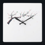Minimal Japanese Tree Branch Wall Clock<br><div class="desc">Elegant minimal tree branch inspired by Japanese nature art. A simple and calm design perfect for lovers of nature and minimal aesthetics.</div>