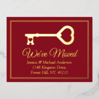 Minimal Key Change Of Address New Home Real