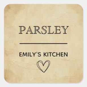 Minimal Kitchen Organization Sticker pantry labe