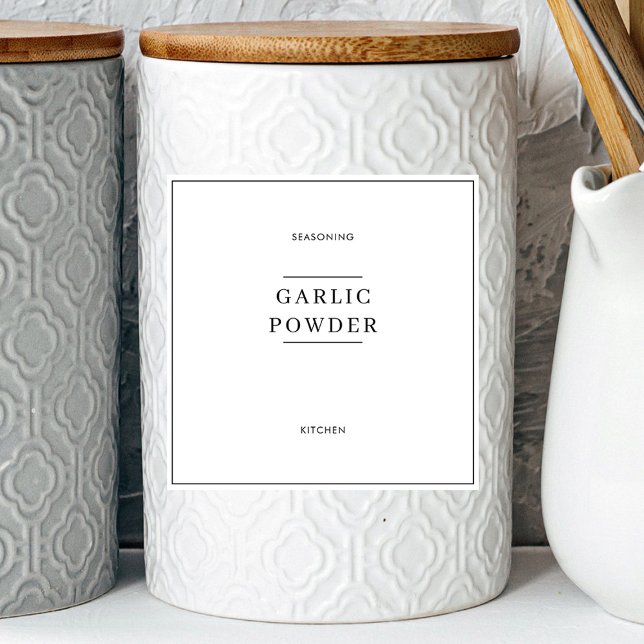Minimal Kitchen Pantry Jar Labels (Creator Uploaded)