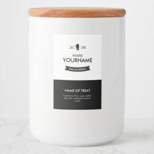Minimal Label for Baked Goods, Personalize, Custom