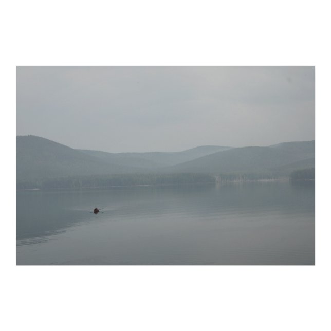 Minimal Lake Silence Photo Print (Front)