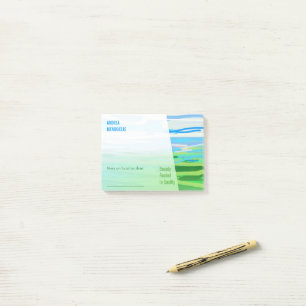 Minimal Landscaping Slogan Art  Post-it Notes