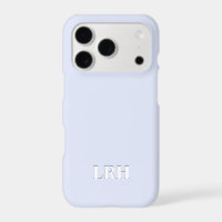 Minimal Lavender Initial Monogrammed iPhone