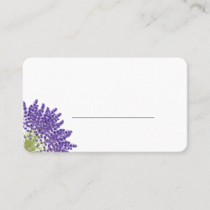 Minimal Lavender Wedding Table Number  Place Card