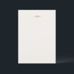 Minimal Leaf | Boho Cream Blank Card for Notes<br><div class="desc">This minimal leaf boho cream blank card for notes is perfect for a boho wedding. The design features a simple greenery leaf silhouette in earthy burnt orange on a cream background with minimalist desert bohemian style. These cards can be used as advice cards, or as a blank card for handwriting...</div>