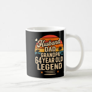 Minimal Legend Husband Dad Grandpa 64 Coffee Mug
