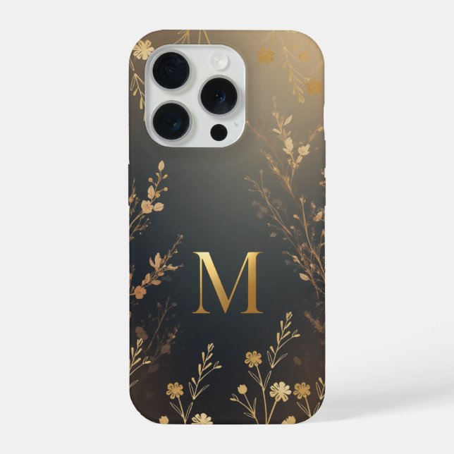 Minimal Letter M Phone Case – Aesthetic Abstract M (Back)