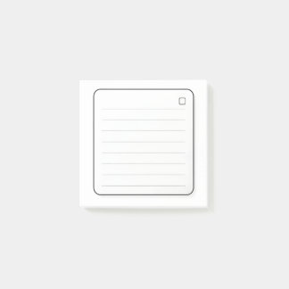 Minimal Lines Sticky Notes Printable | Simple Line