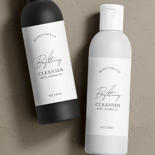 Minimal Logo 8 OZ Cosmo Bottle Waterproof Label