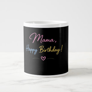Minimal Mama Birthday Gift Large Coffee Mug