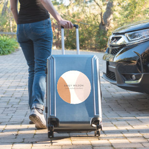 Minimal Modern Abstract Rust Blush Art