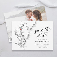 Minimal Modern Annapolis Chesapeake Bay Wedding