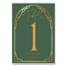 Minimal Modern Arch Wedding | Olive & Gold