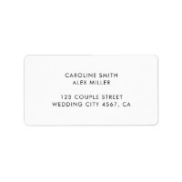 Minimal Modern Art Deco Typography Wedding