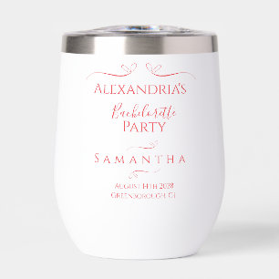 Minimal Modern Bachelorette Party Favour