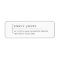 MINIMAL MODERN BLACK AND WHITE TYPOGRAPHY ADDRESS