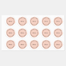 Minimal Modern Blush Salon and Spa