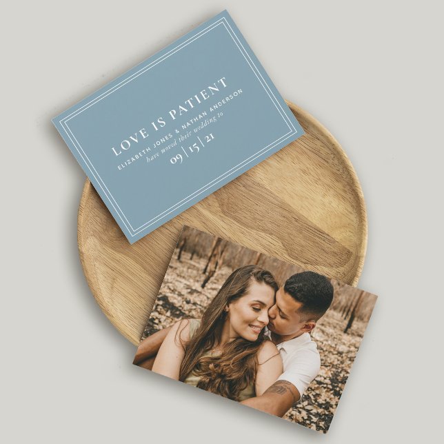 Minimal Modern Change of Date Wedding Postponement Save The Date (Creator Uploaded)