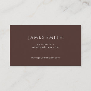 Minimal Modern Creative Director Business Card