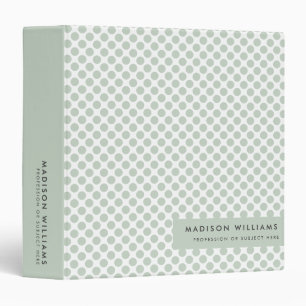Minimal Modern Dot Professional 3 Ring Binder