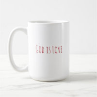 Minimal Modern God Is Love
