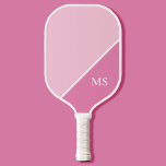 Minimal Modern Initials Monogram Pickleball Paddle<br><div class="desc">Minimal Modern Initials Monogram Pickleball Paddle</div>
