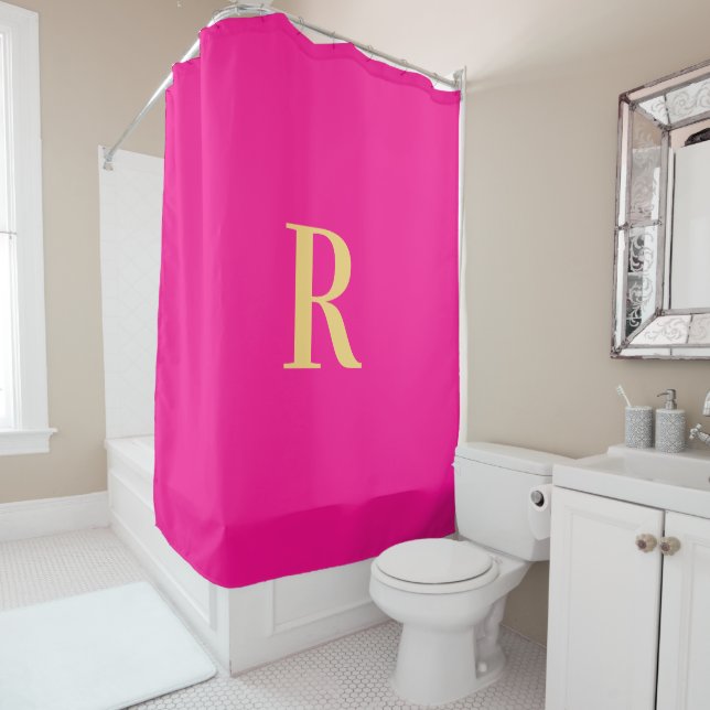 Minimal Modern Monogram Hot Pink (In Situ)