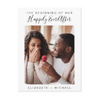 Minimal Modern Photo Engagement Announcement