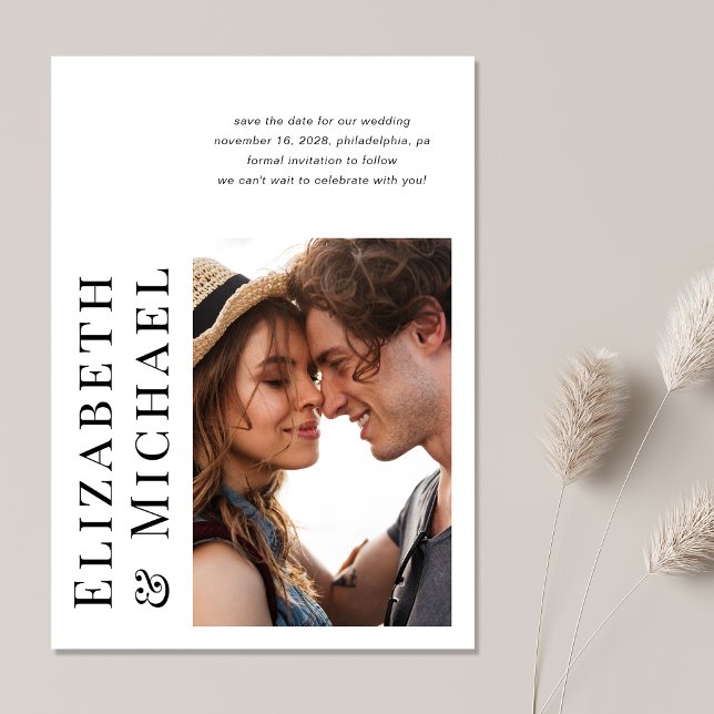 Minimal Modern Photo Save The Date (Creator Uploaded)