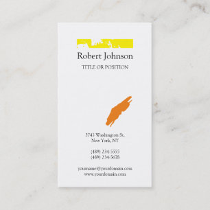Minimal Modern Plain Simple Unique Professional Business Card