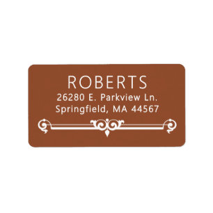 Minimal Modern Return Address Labels