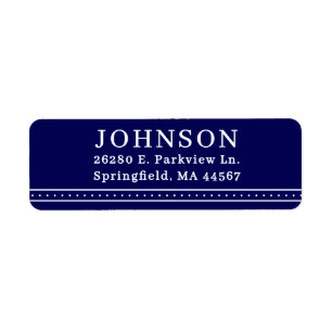 Minimal Modern Return Address Labels