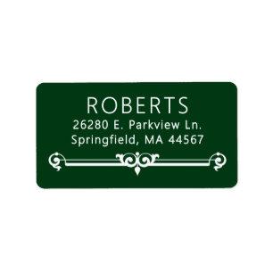Minimal Modern Return Address Labels