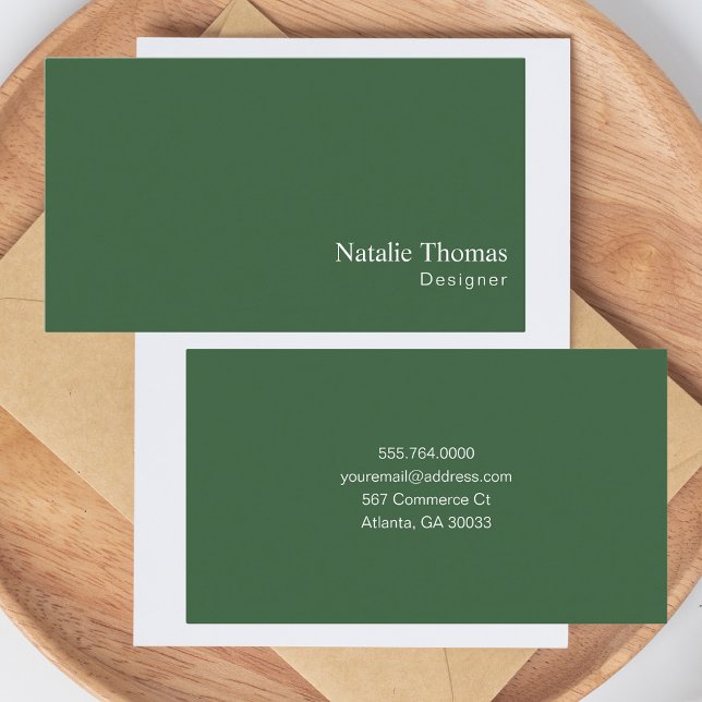 Minimal Modern Simple Professional  Business Card (Creator Uploaded)