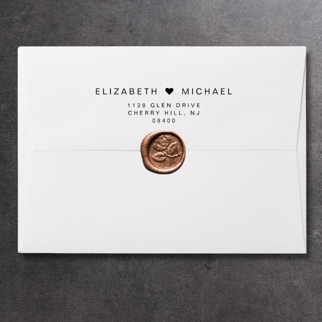Minimal Modern Wedding Invitation Envelope (Creator Uploaded)