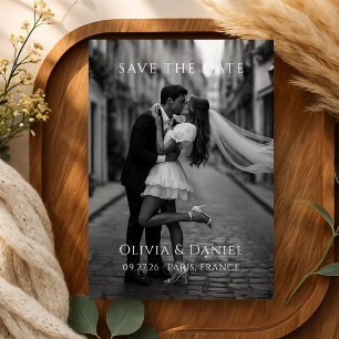 Minimal Modern Wedding Save the Date