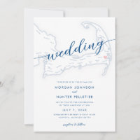 Minimal Modern Wequassett Resort Map Wedding