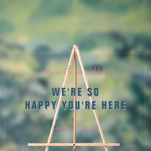 Minimal moderne | Bienvenue Mariage (Neutre)