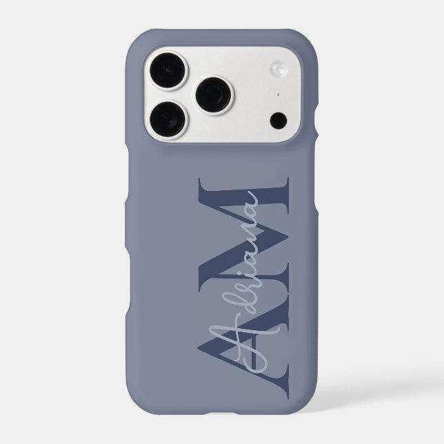 Minimal Monogram Custom Name stylish (Back)