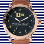 Minimal Monogram Watch<br><div class="desc">Monogram Watch</div>