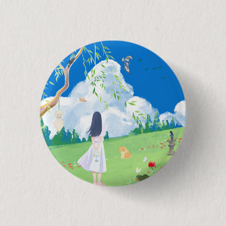 Minimal Morning 1 Inch Round Button