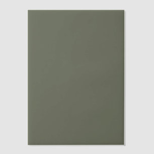 Minimal Moss Green Vellum Overlay – Customizable Invitations
