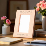 Minimal Mrs & Mrs Newlyweds Wedding Gift Keepsake Etched Frames<br><div class="desc">Celebrate the union of two hearts with our Minimal Mrs & Mrs. Newlyweds Wedding Gift Keepsake Etched Frame. Featuring sleek "MRS & MRS" typography, this elegantly designed frame captures the essence of modern romance. Personalize it with the couple's last name and the year of their marriage, beautifully etched to create...</div>