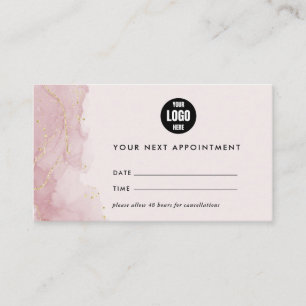 Minimal Nail Tech Appointment Card
