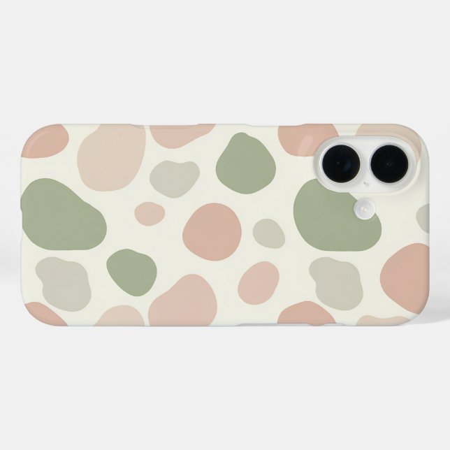 Minimal Organic Blob Pattern  Case-Mate iPhone Case (Back (Horizontal))
