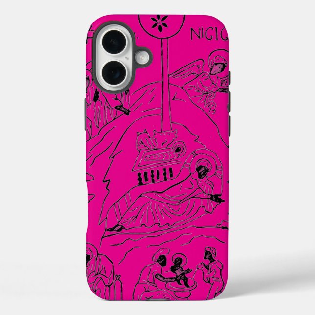 Minimal Orthodox Nativity scene Case-Mate iPhone Case (Back)
